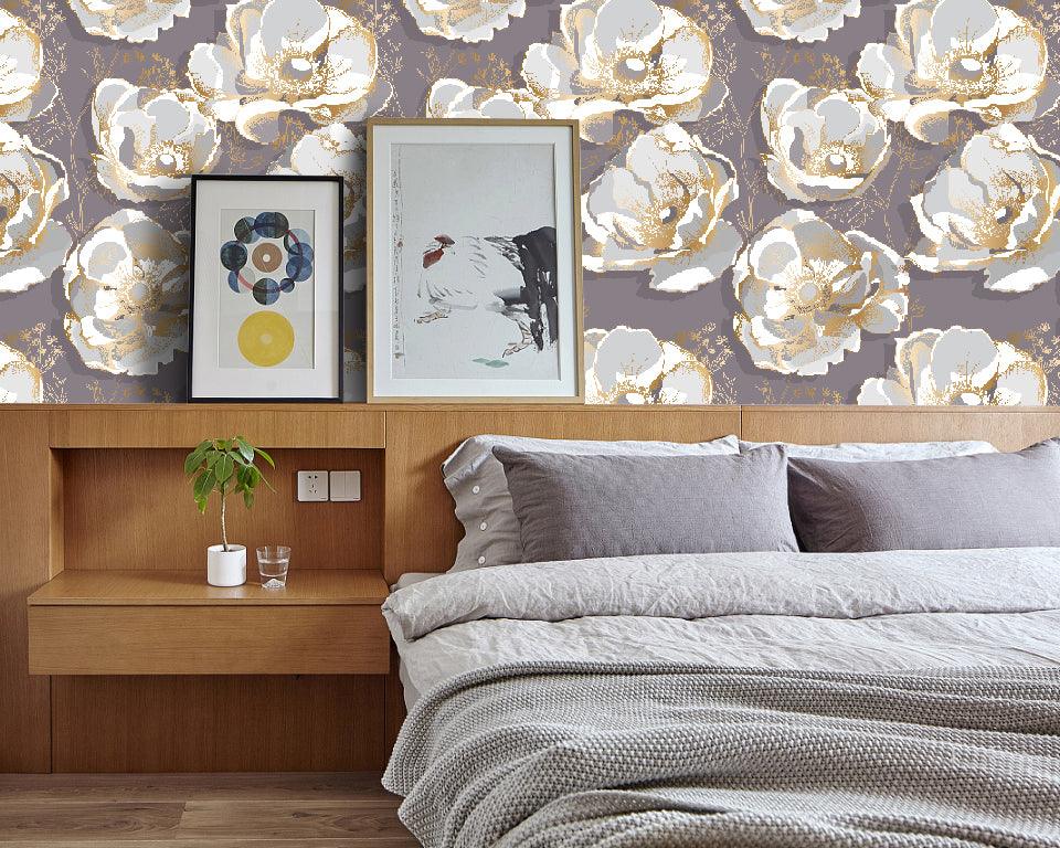 3D White Floral Wall Mural Wallpaper 16- Jess Art Decoration