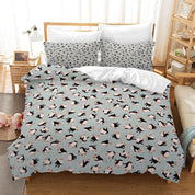 3D Cartoon Penguin Quilt Cover Set Bedding Set Pillowcases 98- Jess Art Decoration