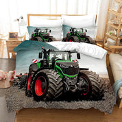 3D Tractor Quilt Cover Set Bedding Set Duvet Cover Pillowcases WJ 1657- Jess Art Decoration