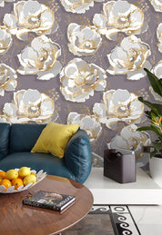 3D White Floral Wall Mural Wallpaper 16- Jess Art Decoration