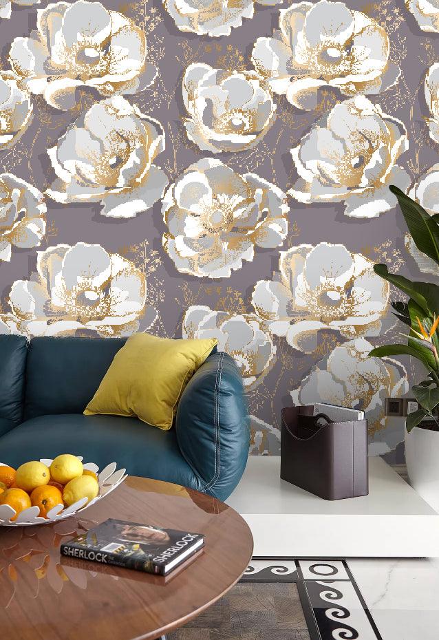 3D White Floral Wall Mural Wallpaper 16- Jess Art Decoration