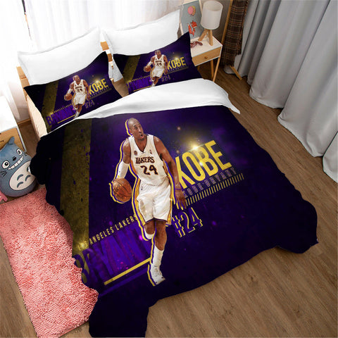 3D Basketball Star Quilt Cover Set Bedding Set Pillowcases 26- Jess Art Decoration