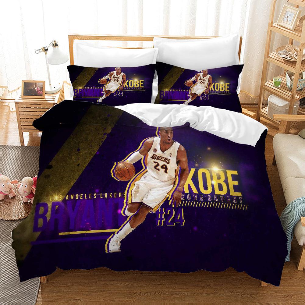 3D Basketball Star Quilt Cover Set Bedding Set Pillowcases 26- Jess Art Decoration