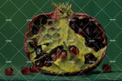 3D Half Pomegranate Oil Painting Wall Mural Wallpaper 42- Jess Art Decoration