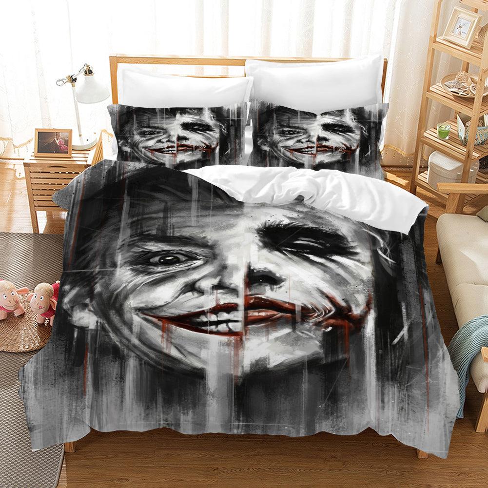 3D Abstract Clown Quilt Cover Set Bedding Set Pillowcases 159- Jess Art Decoration