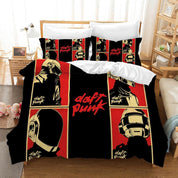 3D Daft Punk Quilt Cover Set Bedding Set Pillowcases 08- Jess Art Decoration