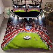 3D Football Soccer Stadium Quilt Cover Set Bedding Set Duvet Cover Pillowcases SF184- Jess Art Decoration
