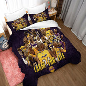 3D Basketball Star Quilt Cover Set Bedding Set Pillowcases 28- Jess Art Decoration