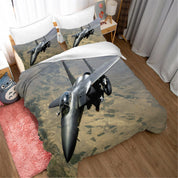 3D Military Combat Aircraft Quilt Cover Set Bedding Set Pillowcases 09- Jess Art Decoration