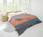 3D Water Surface Trees Sunset Quilt Cover Set Bedding Set Pillowcases 59- Jess Art Decoration