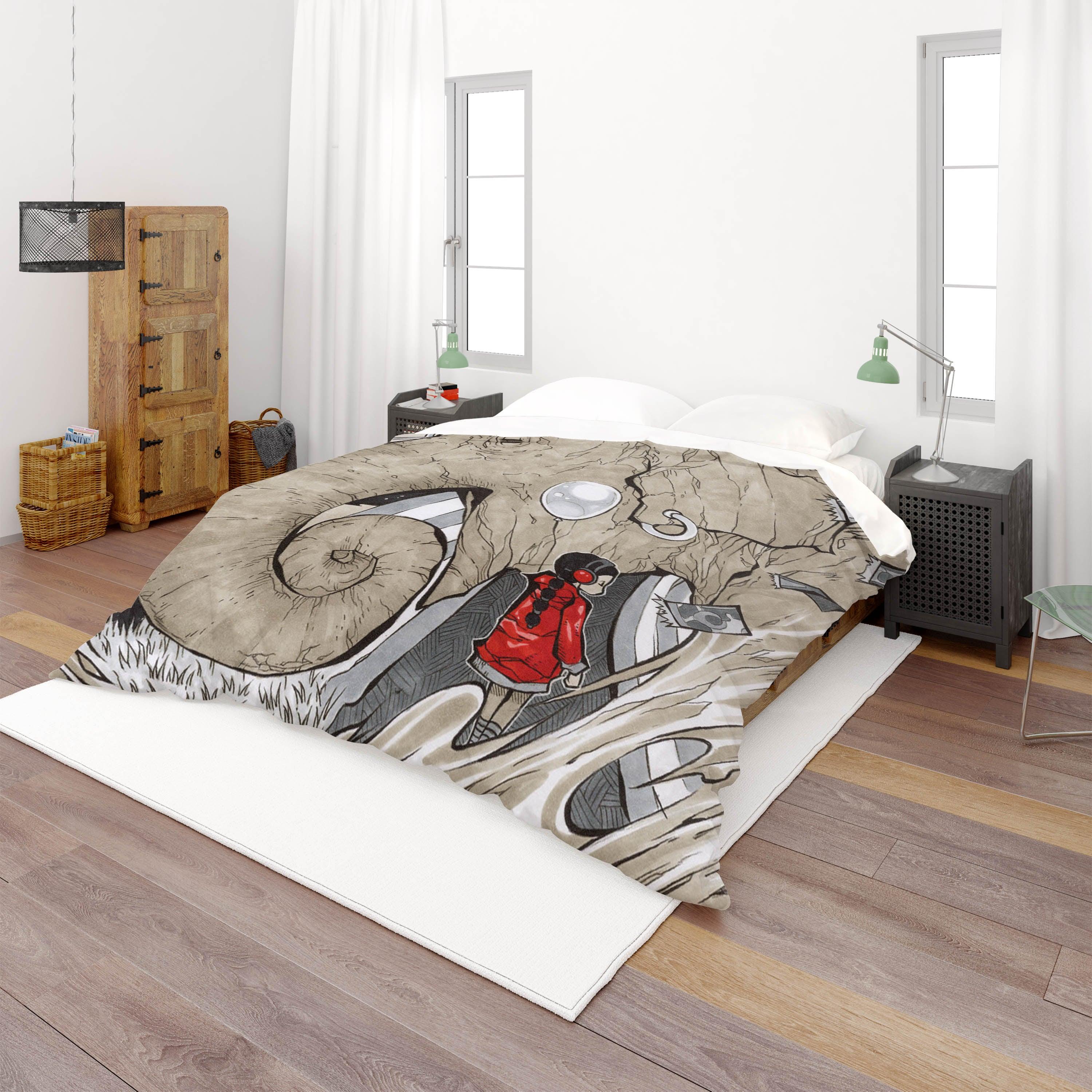 3D Cartoon Elephant  Quilt Cover Set Bedding Set Pillowcases  39- Jess Art Decoration