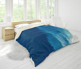 3D Blue Sea Wave Forest Quilt Cover Set Bedding Set Pillowcases 32- Jess Art Decoration