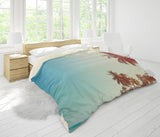 3D Blue Sea Beach Coconut Tree Quilt Cover Set Bedding Set Pillowcases 64- Jess Art Decoration