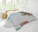 3D Blue Sea Beach Coconut Tree Quilt Cover Set Bedding Set Pillowcases 34- Jess Art Decoration