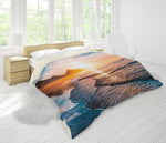 3D Sea Sunset Mountains Quilt Cover Set Bedding Set Pillowcases 53- Jess Art Decoration