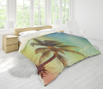 3D Tropical Palm Tree Sea Beach Quilt Cover Set Bedding Set Pillowcases 07- Jess Art Decoration