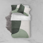 3D Black Green White Background Quilt Cover Set Bedding Set Pillowcases  62- Jess Art Decoration