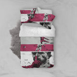 3D Color Portrait Quilt Cover Set Bedding Set Pillowcases  52- Jess Art Decoration