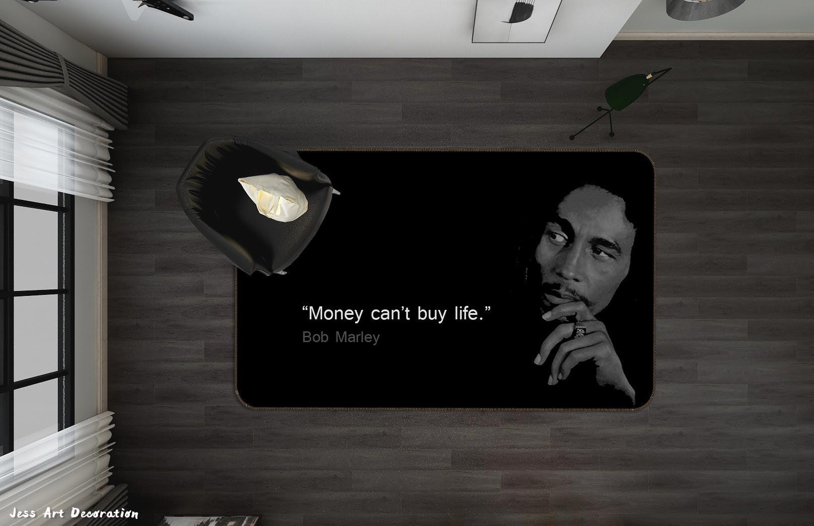 3D Bob Marley Non-Slip Rug Mat 94- Jess Art Decoration