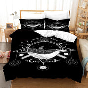 3D Black Planet Moon Quilt Cover Set Bedding Set Duvet Cover Pillowcases SF113- Jess Art Decoration
