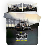 3D Truck Quilt Cover Set Bedding Set Duvet Cover Pillowcases WJ 1660- Jess Art Decoration