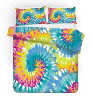 3D Color Tie Dye Quilt Cover Set Bedding Set Duvet Cover Pillowcases 99- Jess Art Decoration
