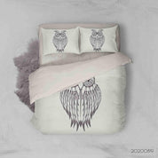 3D Abstract Owl Dreamcatcher Quilt Cover Set Bedding Set Duvet Cover Pillowcases LXL- Jess Art Decoration