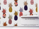 3D Cartoon Pineapple Wall Mural Wallpaper A206 LQH- Jess Art Decoration
