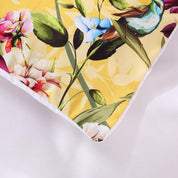 3D Hand Drawn Yellow Floral Quilt Cover Set Bedding Set Duvet Cover Pillowcases 517- Jess Art Decoration