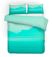 3D Light Green Landscape Quilt Cover Set Bedding Set Pillowcases 254- Jess Art Decoration