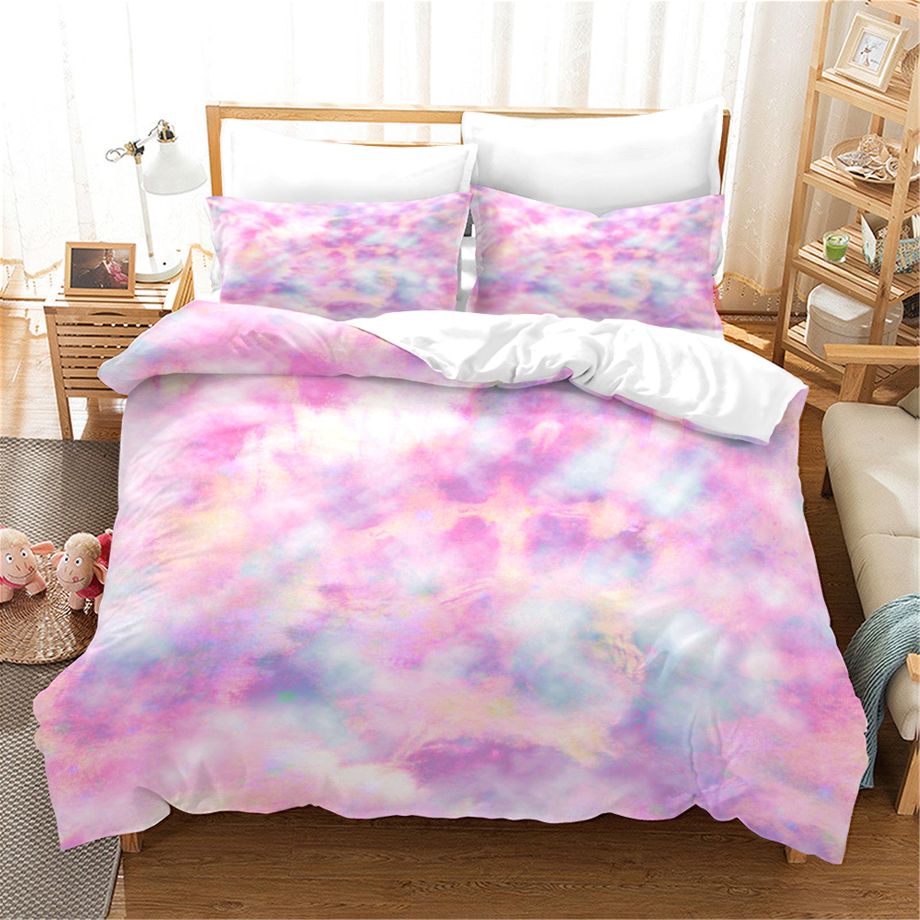 3D Color Tie Dye Quilt Cover Set Bedding Set Duvet Cover Pillowcases 109- Jess Art Decoration