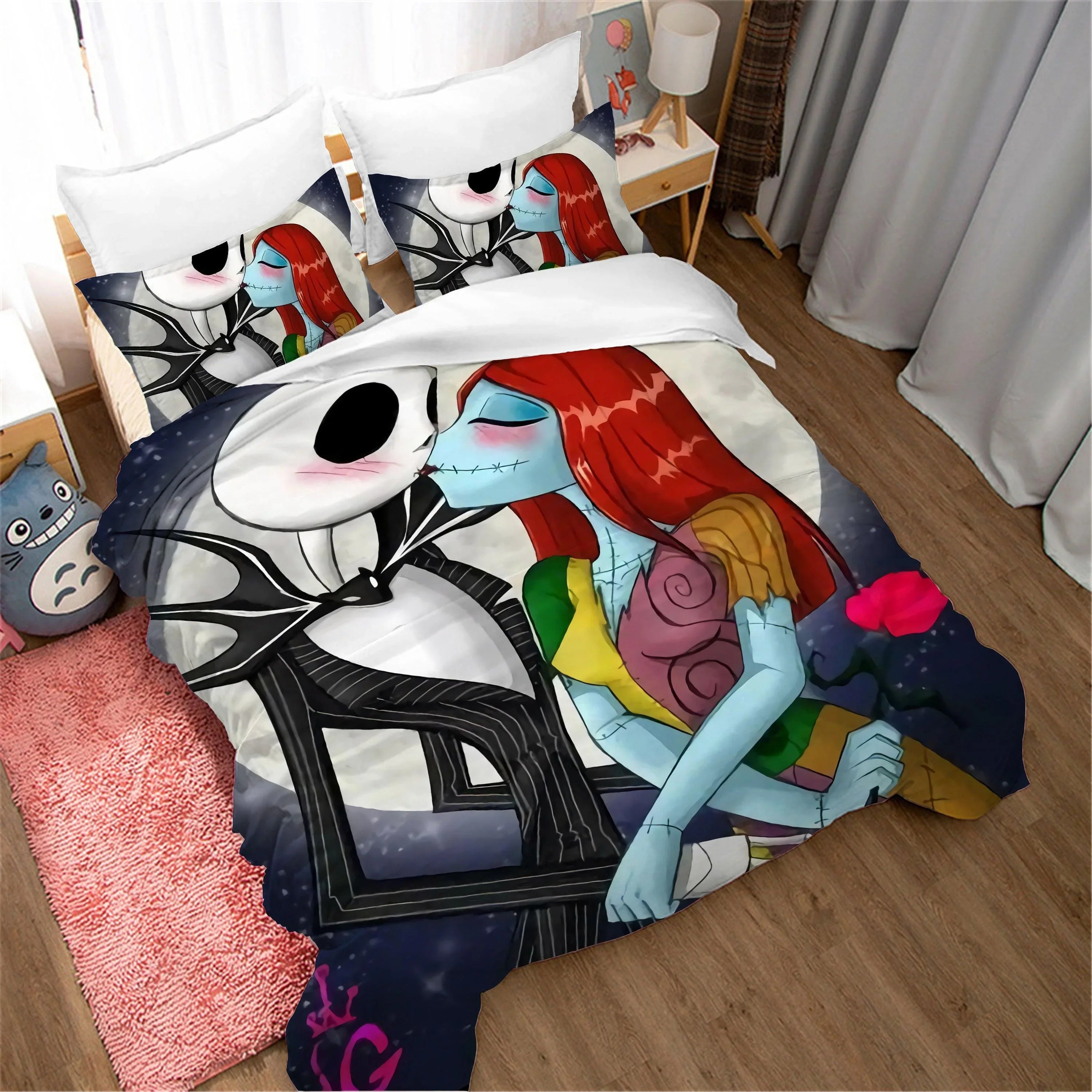 3D Christmas Ghosts Quilt Cover Set Bedding Set Duvet Cover Pillowcases WJ 1787- Jess Art Decoration