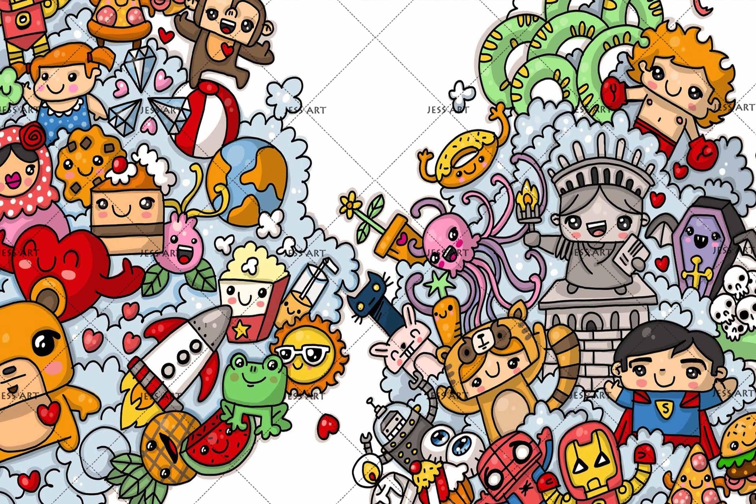 3D Colourful Cartoon Tige Octopus Spacecraft Wall Mural Wallpaper ZY D26- Jess Art Decoration