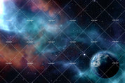 3D BLue Universe Starry Sky Planet Wall Mural Wallpaper ZY D85- Jess Art Decoration
