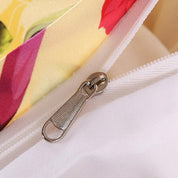 3D Hand Drawn Yellow Floral Quilt Cover Set Bedding Set Duvet Cover Pillowcases 517- Jess Art Decoration