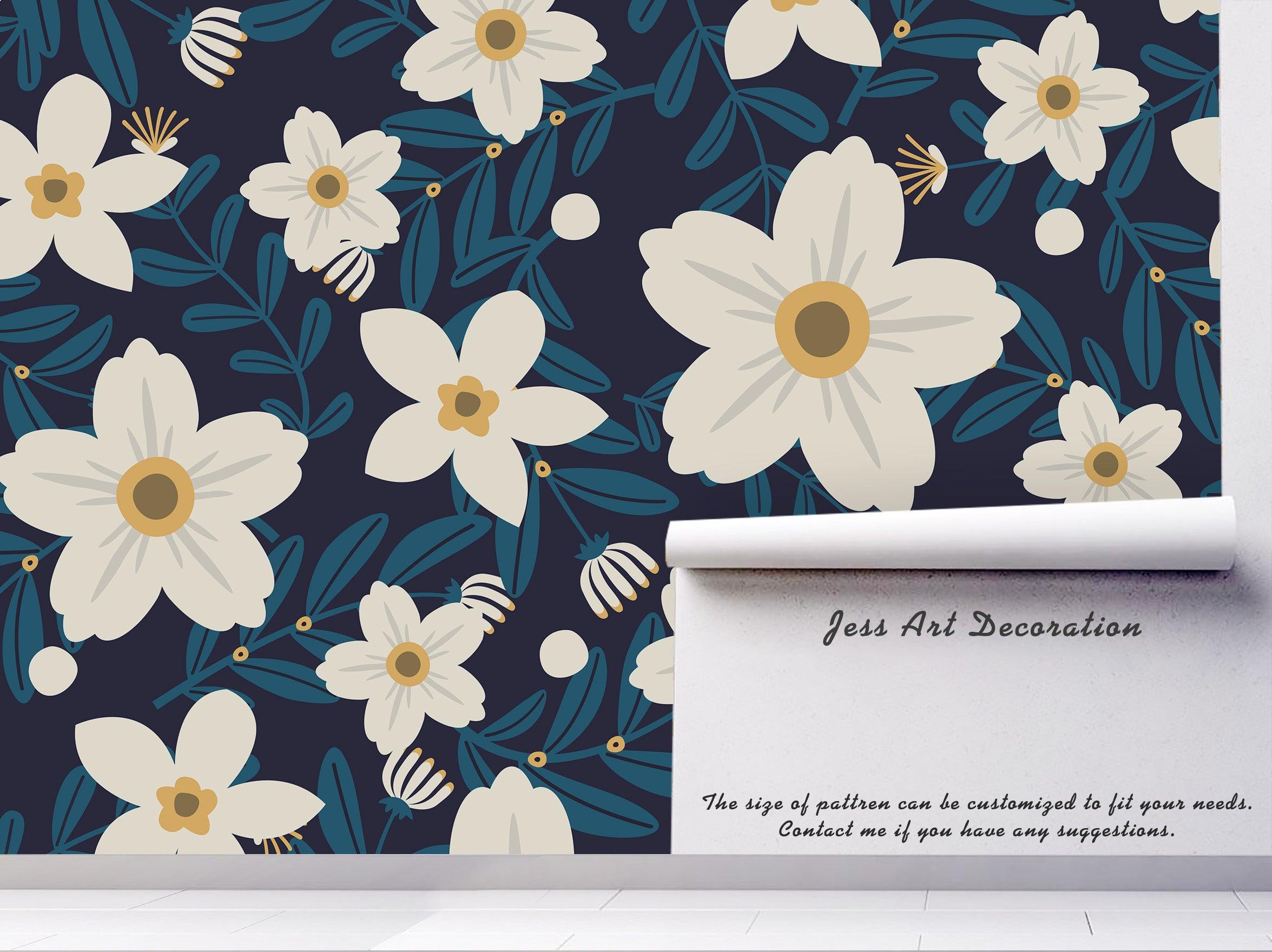 3D Floral Wall Mural Wallpaper 02- Jess Art Decoration