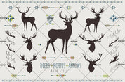 3D Arrow Elk Wall Mural Wallpaper SF03- Jess Art Decoration