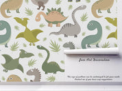 3D Cartoon Dinosaur Wall Mural Wallpaper 49- Jess Art Decoration