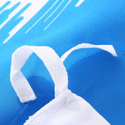 3D Abstract Blue Geometry Quilt Cover Set Bedding Set Duvet Cover Pillowcases 520- Jess Art Decoration