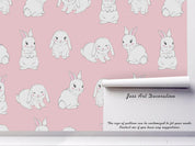 3D Rabbit Wall Mural Wallpaper 17- Jess Art Decoration