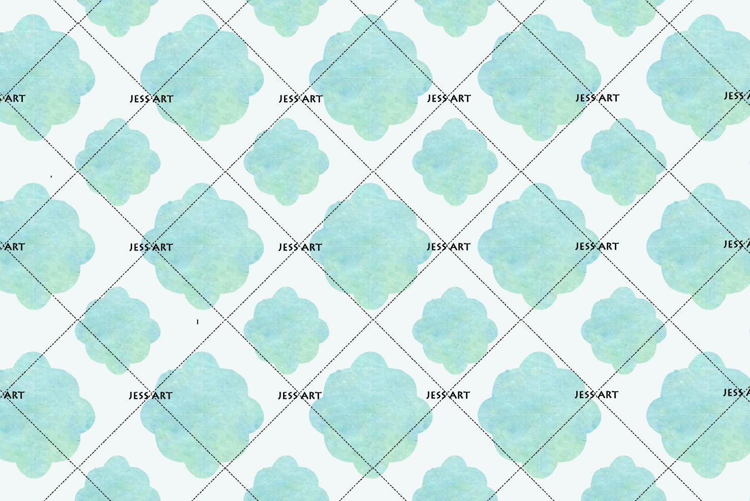 3D Green Pattern Wall Mural Wallpaper 193- Jess Art Decoration