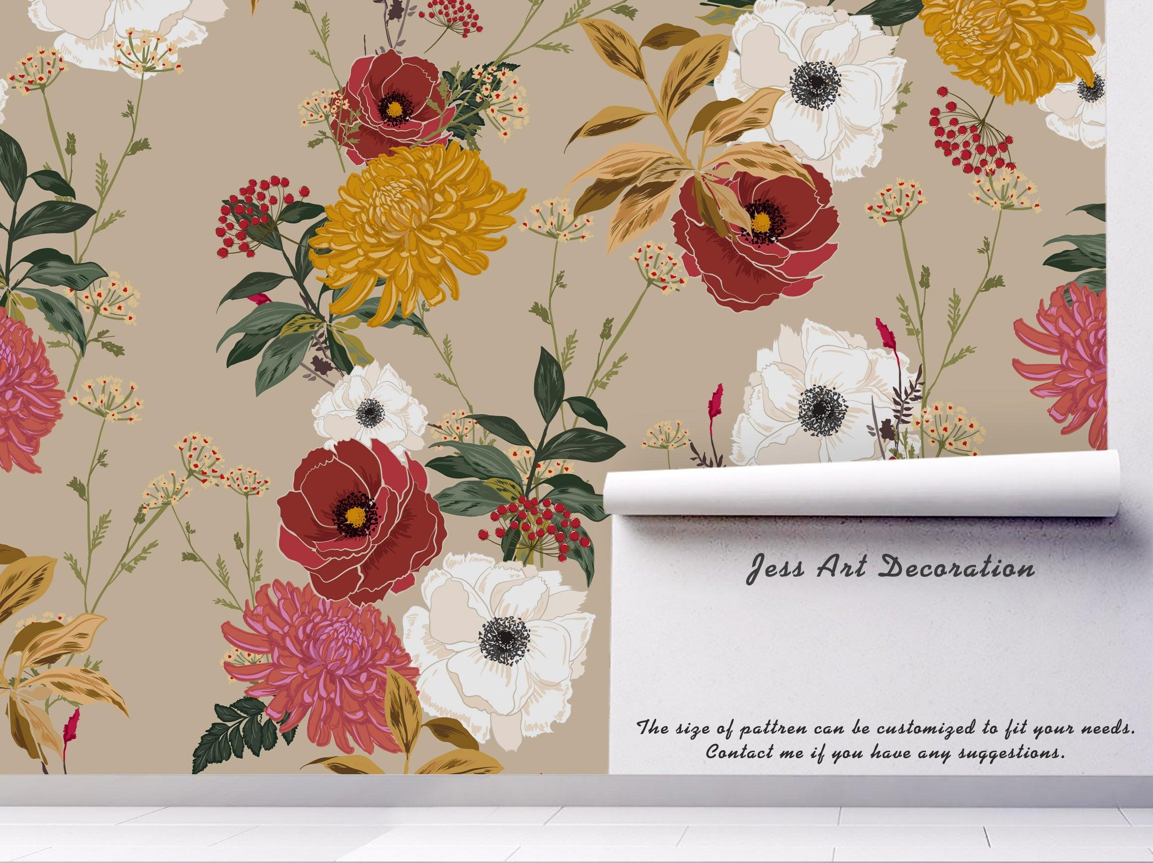 3D Floral Wall Mural Wallpaper 54- Jess Art Decoration