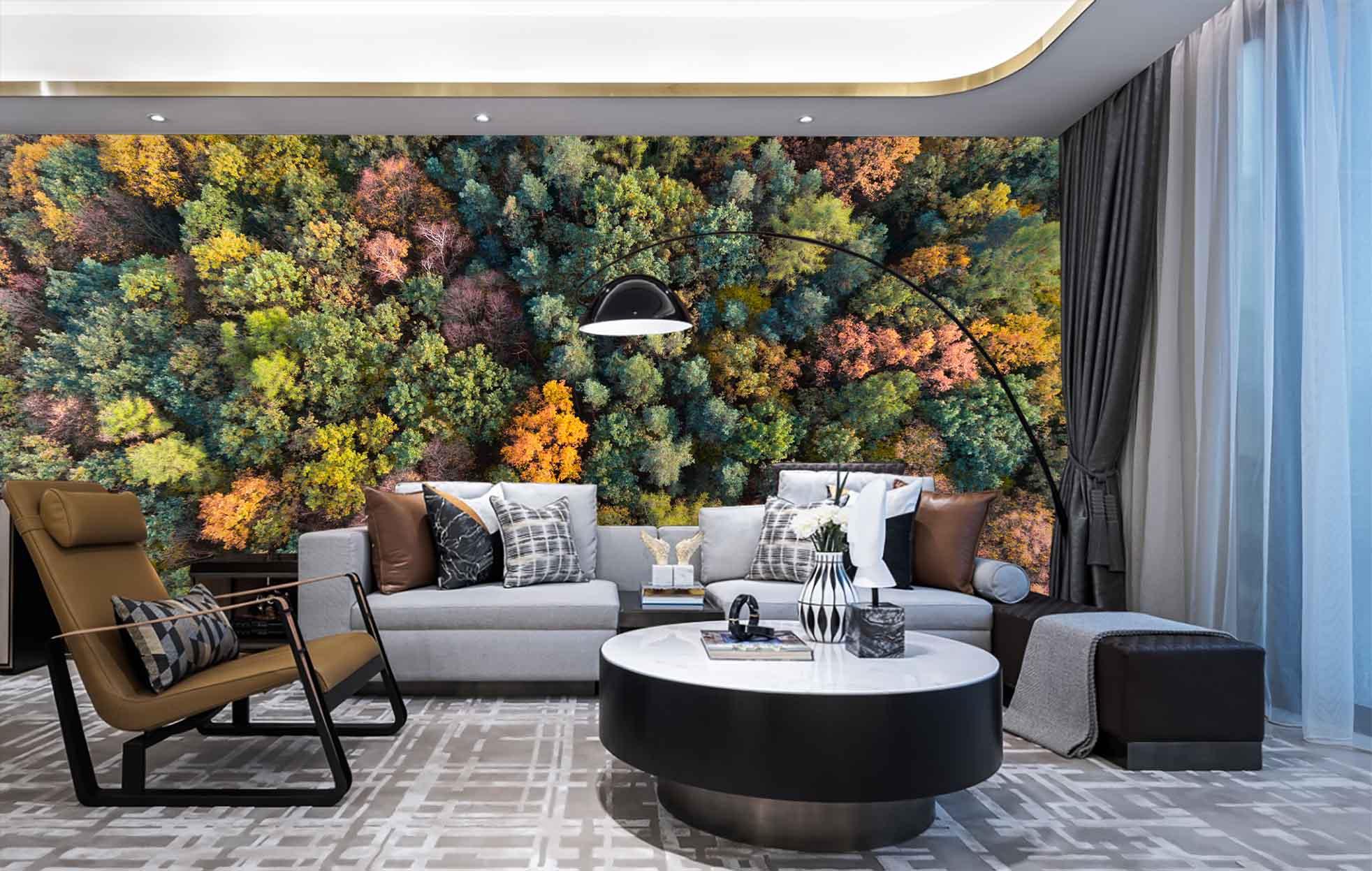 3D autumn forest wall mural wallpaper 162- Jess Art Decoration