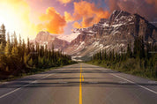 3D Canada Icefields Parkway Wall Mural Wallpaper LQH 173- Jess Art Decoration