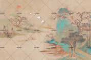 3D Retro Chinese Landscape Wall Mural Wallpaper 212- Jess Art Decoration