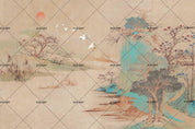 3D Chinese Landscape Painting Wall Mural Wallpaper LQH 172- Jess Art Decoration