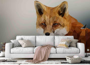 3D Orange Fox Wall Mural Wallpaper 76- Jess Art Decoration
