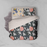 3D Black Carp Fish Circle Quilt Cover Set Bedding Set Pillowcases 81- Jess Art Decoration