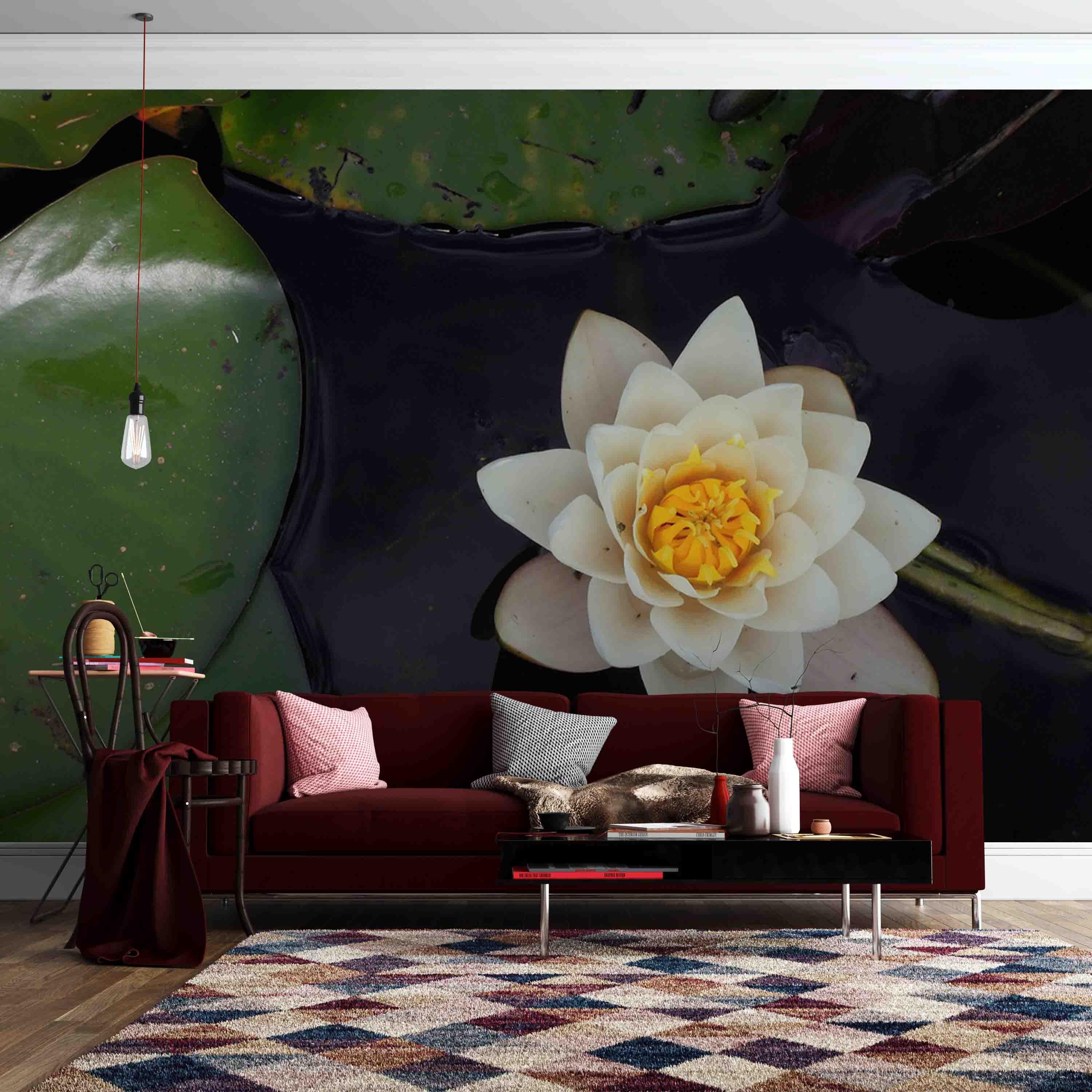 3D Beautiful Lotus Wall Mural Wallpa 39- Jess Art Decoration