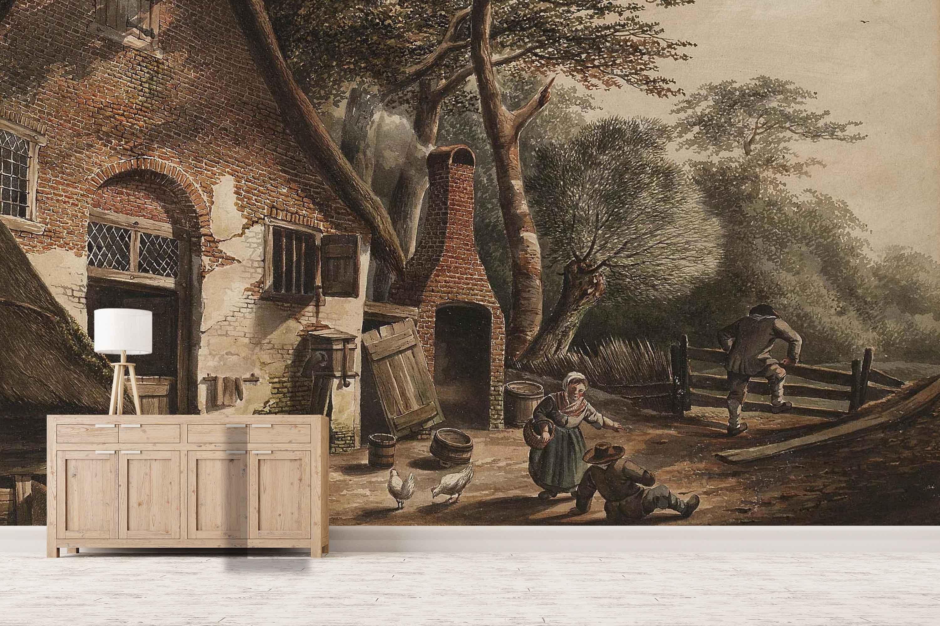 3D European Retro Oil Painting Wall Mural Wallpaper 7- Jess Art Decoration